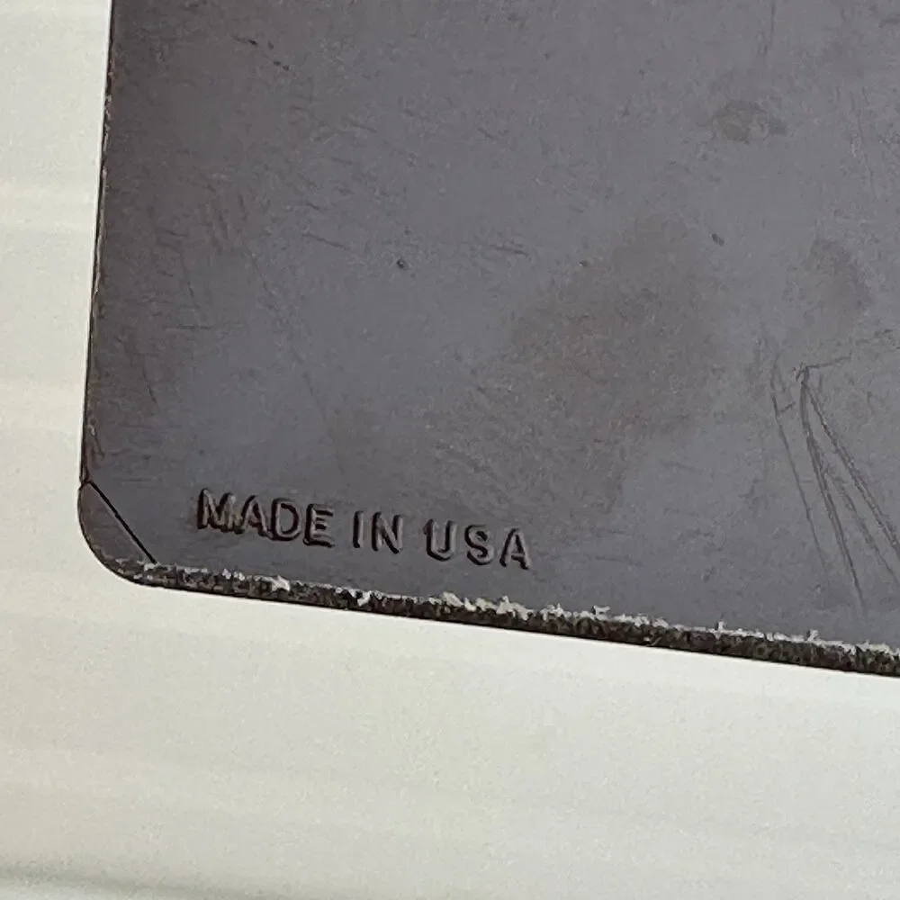 Pampered Chef Brown Nylon Plastic Pan Bowl Scrapers LOT of 2 #2610 Vintage USA